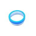 Blue round sandwich sealer and crust cutter for DIY baking and lunch making - Round