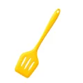 Vibrant yellow silicone slotted turner for non-stick cookware - Slotted Spatula
