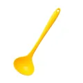 Vibrant yellow heat-resistant all-silicone soup ladle for professional kitchen cooking - Soup Spoon / Yellow