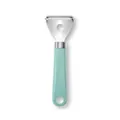 Mint green plastic handle stainless steel Y-shaped vegetable peeler and bottle opener tool - Green Peeler
