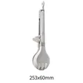 Pinza da cucina in silicone bianco con supporto, 253x60mm, manico in acciaio inox - Confezione Singola / Bianco