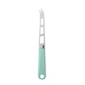 Premium stainless steel cheese knife featuring a mint green ergonomic plastic handle - Cheese Knife / Mint Green