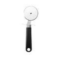 Professional stainless steel pizza cutter wheel with ergonomic black plastic handle - Pizza Cutter / Black