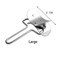 Großer 8,7 cm Teigtaschenformer aus Edelstahl für einfaches Kochen - Großer Teigschneider / Kartonverpackung