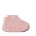 Couvre-chaussures roses imperméables en silicone taille M avec semelle antidérapante - M / Rose
