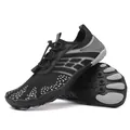 Chaussures d'eau pieds nus professionnelles noir et gris pour natation plage et plein air - 35 / 916 Noir