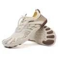Chaussures d'eau pieds nus beiges respirantes avec semelles souples pour la plage et le fitness - 35 / Beige (916)