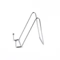 Elegante supporto in metallo argentato per foto, cornici e tablet, stile sobrio - Supporto Alto / Argento