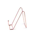 Supporto in metallo oro rosa per display, organizer da scrivania per foto e piatti decorativi - Supporto Alto / Oro rosa
