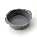 Molde redondo de silicona gris para tartas con asas laterales para hornear - Molde de Pastel Redondo