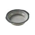 Professional round grey silicone cake mold with non-stick handles for easy release baking - 7 Inch Round / Gray