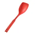 Red food-grade heat-resistant silicone spoon spatula for baking and cooking - 2-in-1 Spoon Spatula / Red