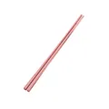 Durable heat resistant pink silicone chopsticks for ramen and noodle dining use - Chopsticks / Pink