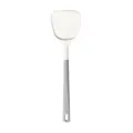 Professional heat-resistant silicone kitchen spatula in cream white and gray color - Chinese Spatula