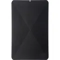 Black silicone dish drying mat with heat resistant ridges for kitchen countertop use - 25*40cm / Black