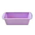 Purple rectangular silicone loaf pan and non-stick bread mold for homemade cake baking - S / Purple