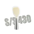 Standing silicone rice spoon with 304 stainless steel handle for non-stick cooking - 430 Stainless Steel Handle / Transparent White