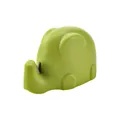 Green elephant-shaped manual pull-through knife sharpener for quick home kitchen use - Green