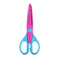6-inch pink and blue wave edge decorative craft scissors for kids DIY art projects - Large Wave Lace Scissor / 6inch / Purple/Blue