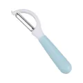 Éplucheur en Y bleu ciel ergonomique pour fruits et légumes avec lame en acier inoxydable - Forme en Y Horizontale (Style 01) / Bleu ciel