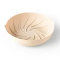 Premium beige heat-resistant reusable silicone pot liner for air fryer oven baking - Milky White - Large