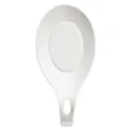 Repose-cuillère en silicone blanc crème pour comptoir de cuisine support ustensile - Repose-cuillère / 1 Pièce / Blanc