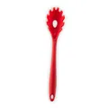 Servispaghetti in silicone rosso integrato, antiaderente, resistente al calore e per uso alimentare - Servipasta