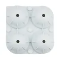 Premium white 4-hole silicone ice ball mold for spherical ice cubes with leak-proof design - Light Gray