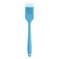 Large sky blue silicone basting brush for baking and BBQ, heat resistant oil brush. - Blue / L