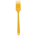 Large bright yellow one-piece silicone pastry and BBQ oil brush for DIY kitchen baking - Yellow / L