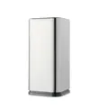 Porte-couteau moderne en acier inoxydable avec base antidérapante noire pour cuisine - Bloc à Couteaux