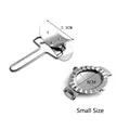 Small size 304 stainless steel dumpling mold set with 7.5cm cutter and 8cm press - Small 2-Piece Set / Mold and Cutter
