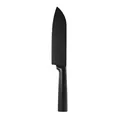 Modern all-black stainless steel kitchen knife with matte non-stick coating finish - Chef Knife