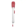 Pinze da cucina in acciaio inox 304 con punte in silicone rosso per il barbecue - Con Supporto / Rosso