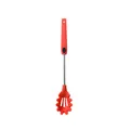 Red silicone pasta server with stainless steel neck for non-stick cookware - Spaghetti Server / Red