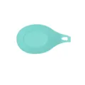 Poggia cucchiaio in silicone verde menta resistente al calore per i piani della cucina - Poggia Utensili