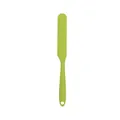 Long one-piece lime green silicone spatula scraper tool for baking and cream mixing - Green