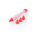 Food-grade silicone piping pen for cake decorating and DIY chocolate writing tool - Red