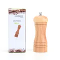 Manual natural wooden pepper mill spice grinder with ceramic core and retail packaging box - Oak Natural Color-5 Inch (With Color Box)