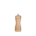 High-quality manual natural wood pepper grinder mill with adjustable ceramic core - Oak Natural Color-5 Inch