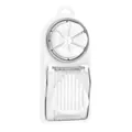 White multi-functional egg slicer and divider for slicing and wedging eggs - Cream