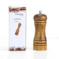 Manual solid wooden pepper mill grinder with ceramic core and product packaging box - Retro Color 5 Inch With Color Box