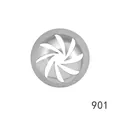 Extra large 901 stainless steel seamless Russian piping tip for professional cake icing - Style 901 (Single)