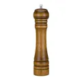 Premium manual solid wood pepper grinder with adjustable ceramic core for kitchen spices. - Retro Color-Extra Large (Bagged)
