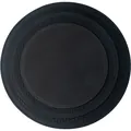 Stack of black honeycomb silicone insulation mats in three different sizes for pots and pans - Large 30cm / Black