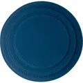 Set of three dark blue silicone honeycomb heat insulation trivets for pots and cups - Large 30cm / Navy Blue