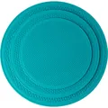 Three-size teal silicone honeycomb heat insulation mats for pots and bowls - Large 30cm / Turquoise Green