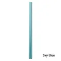Heat-resistant sky blue silicone chopsticks with non-slip steel core design - One Pair / Sky Blue