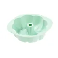 Non-stick mint green flower-shaped silicone cake mold for heat-resistant DIY baking - Pumpkin Shape (HX20260627) / Green