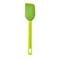 Professional green silicone spatula scraper for baking and cake cream decorating - Green